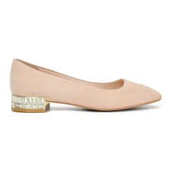 New DUNE LONDON Ballerina Cut Glass Heel Ballet Flats