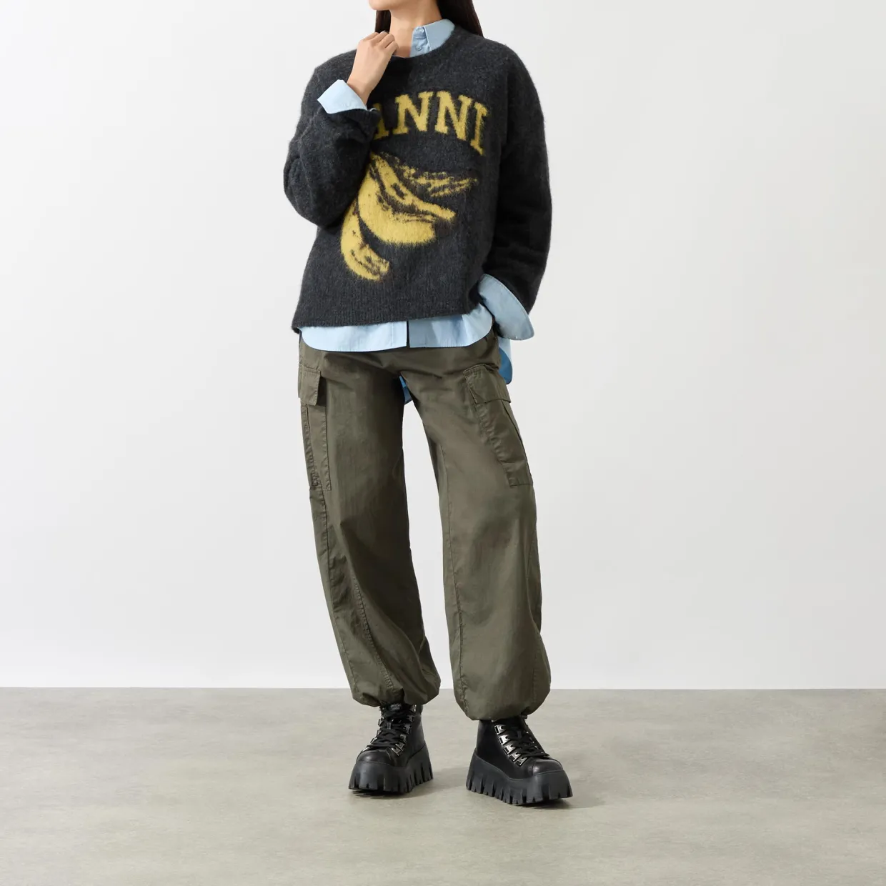 Banana Logo Knit Sweater