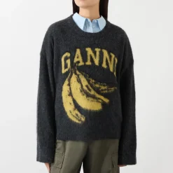Banana Logo Knit Sweater