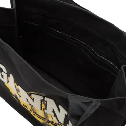 Banana Print Large Shopper Tote Bag