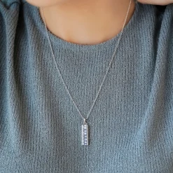 Best NEWBRIDGE SILVERWARE Bar Pendant Necklace