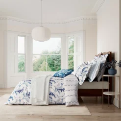 Outlet V&A Baroque Duvet Set Indigo Blue