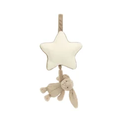 Bashful Beige Bunny Musical Pull