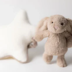 Bashful Beige Bunny Musical Pull