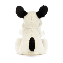 Fashion JELLYCAT Bashful Black & Cream Puppy Soother