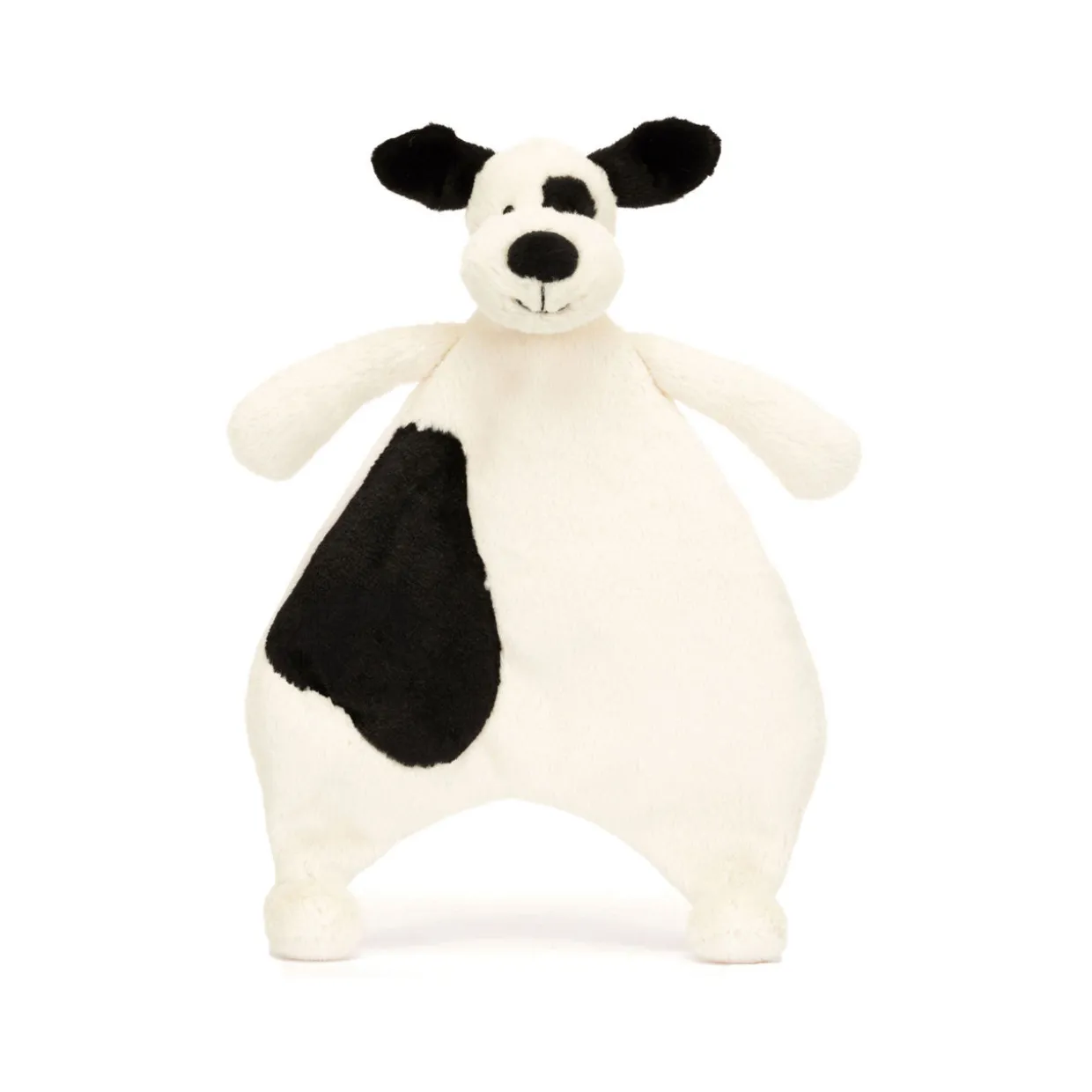 Bashful Black & Cream Puppy Comforter