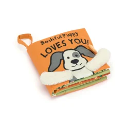 Hot JELLYCAT Bashful Puppy Loves You Fabric Book