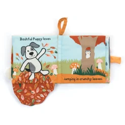 Hot JELLYCAT Bashful Puppy Loves You Fabric Book