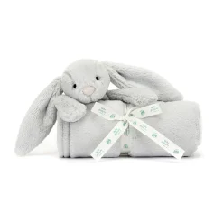 Bashful Silver Bunny Blankie 56cm