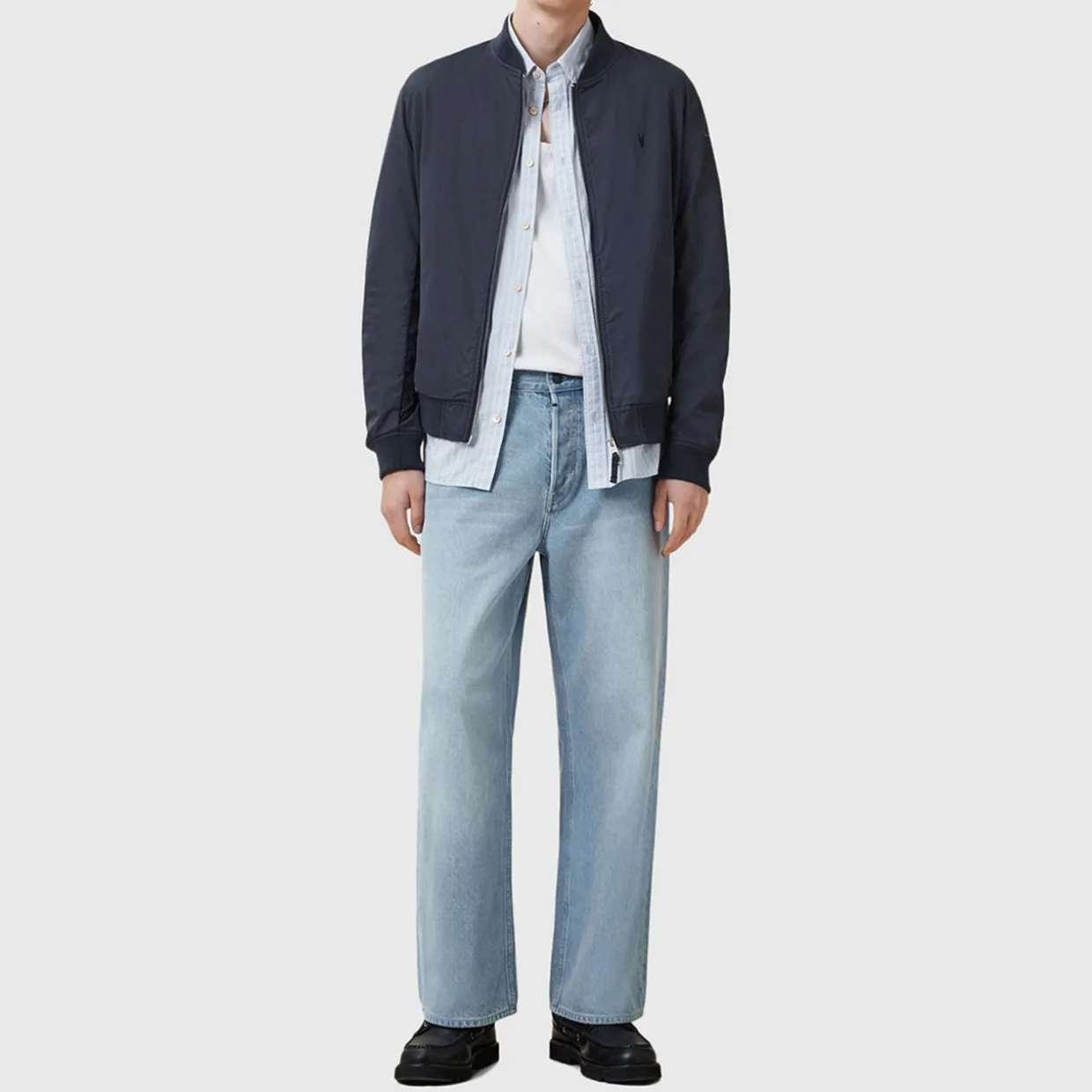 Bassett Logo Bomber Jacket