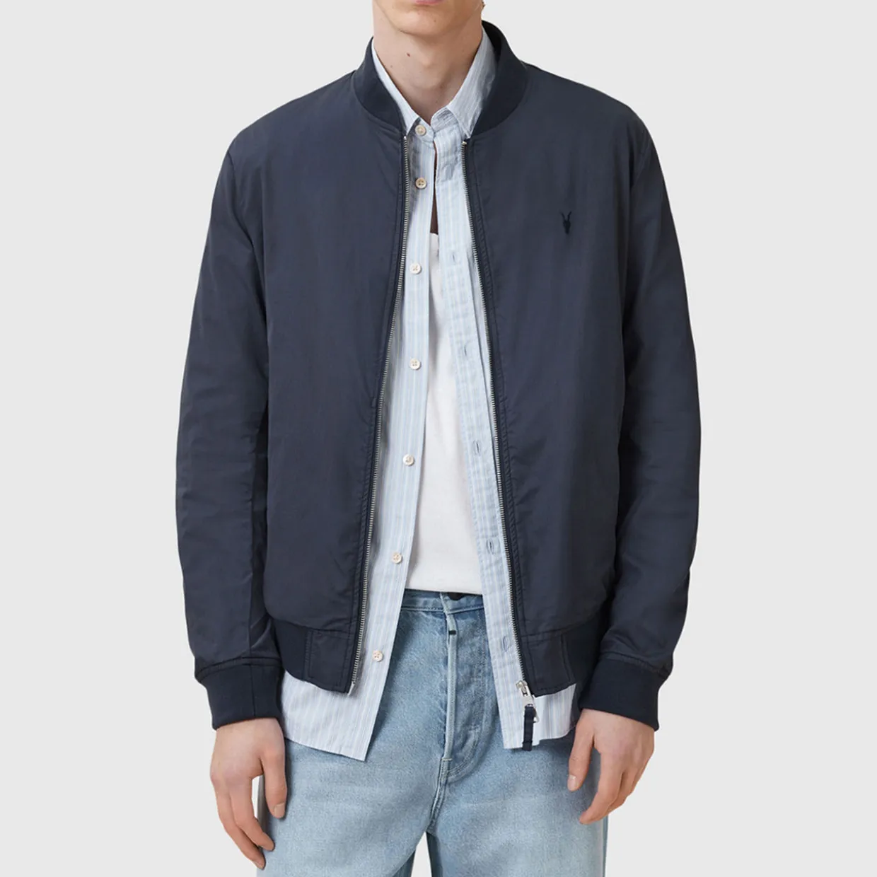 Bassett Logo Bomber Jacket
