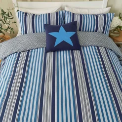 Discount HELENA SPRINGFIELD Beach Duvet Set Blue/Navy