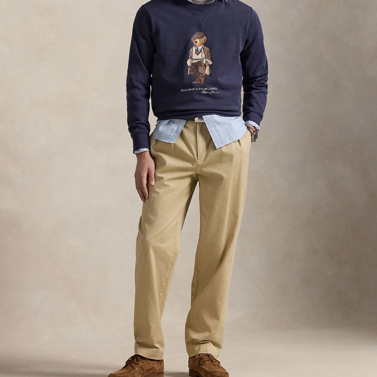 New POLO RALPH LAUREN Bear Heritage Logo Sweatshirt