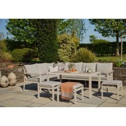 Fashion CASEYS FURNITURE Belfair Garden Corner Set Latte Putty