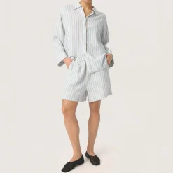 Hot SOAKED IN LUXURY Belira Striped Shirt