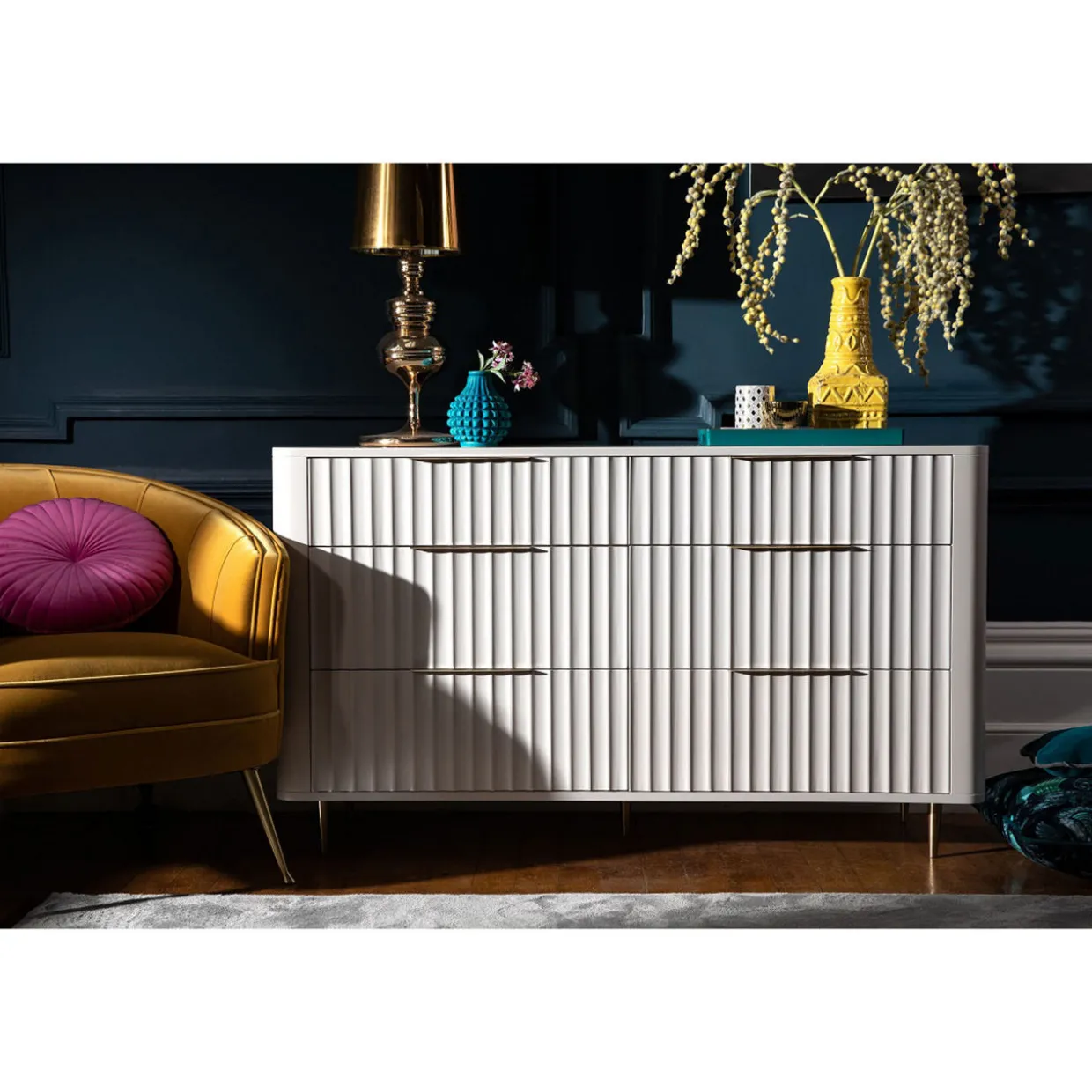 Bella 6-Drawer Wide Chest