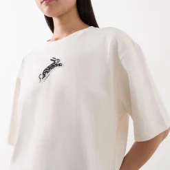 New FABIENNE CHAPOT Benja Beaded Bunny T-Shirt