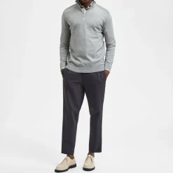 New SELECTED HOMME Berg Half-Zip Sweater