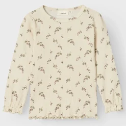 Discount LIL ATELIER Berry Ribbed Long-Sleeved T-Shirt