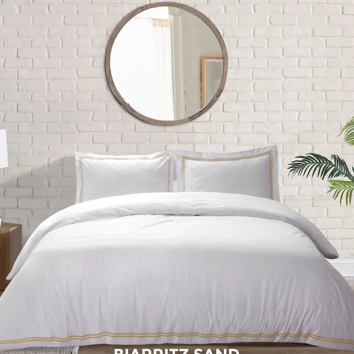Biarritz Duvet Set Sand