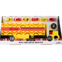 Sale FAO SCHWARZ Big Cab Auto Hauler Race Car Storage Set