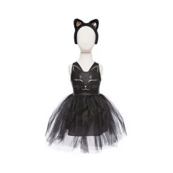 Outlet GREAT PRETENDERS Black Cat Dress & Headpiece Set 5-6 Years