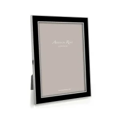 Online ADDISON ROSS Black Enamel & Silver Frame 5x7