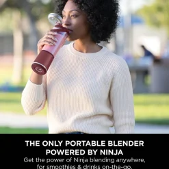 New NINJA Blast Cordless Portable Blender, Cranberry