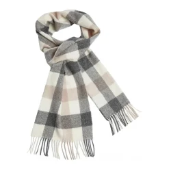Sale FOXFORD Block Check Lambswool Scarf