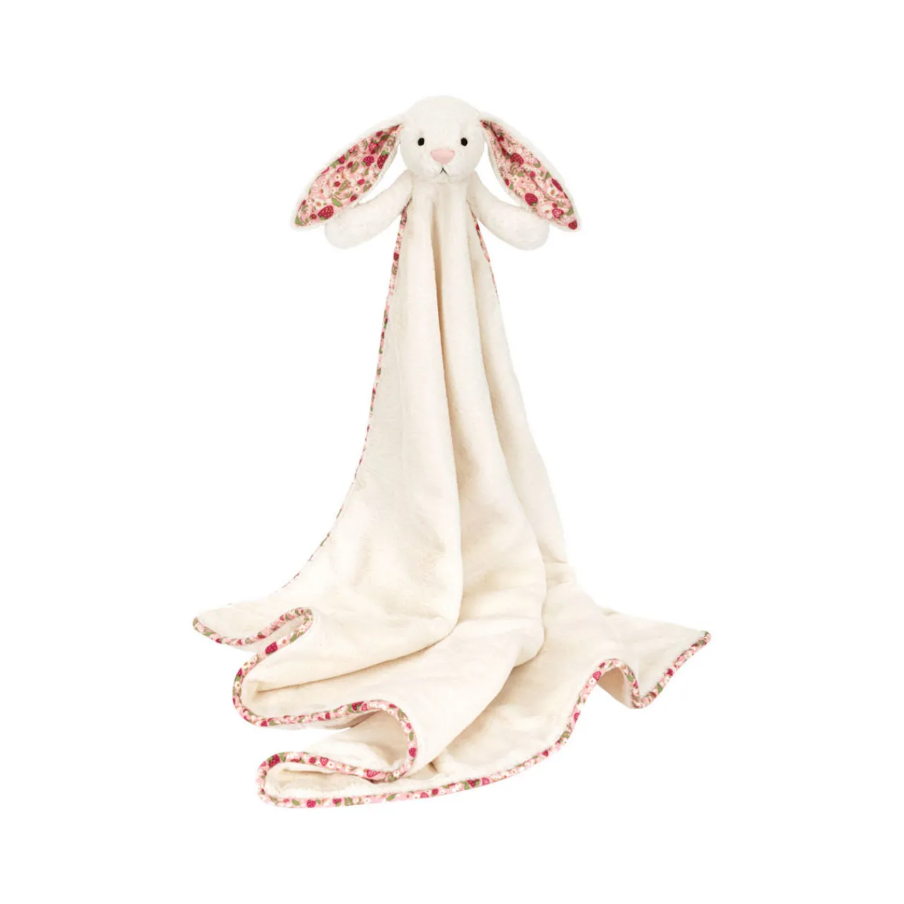 Clearance JELLYCAT Blossom Bunny 'Berry' Blankie 56cm