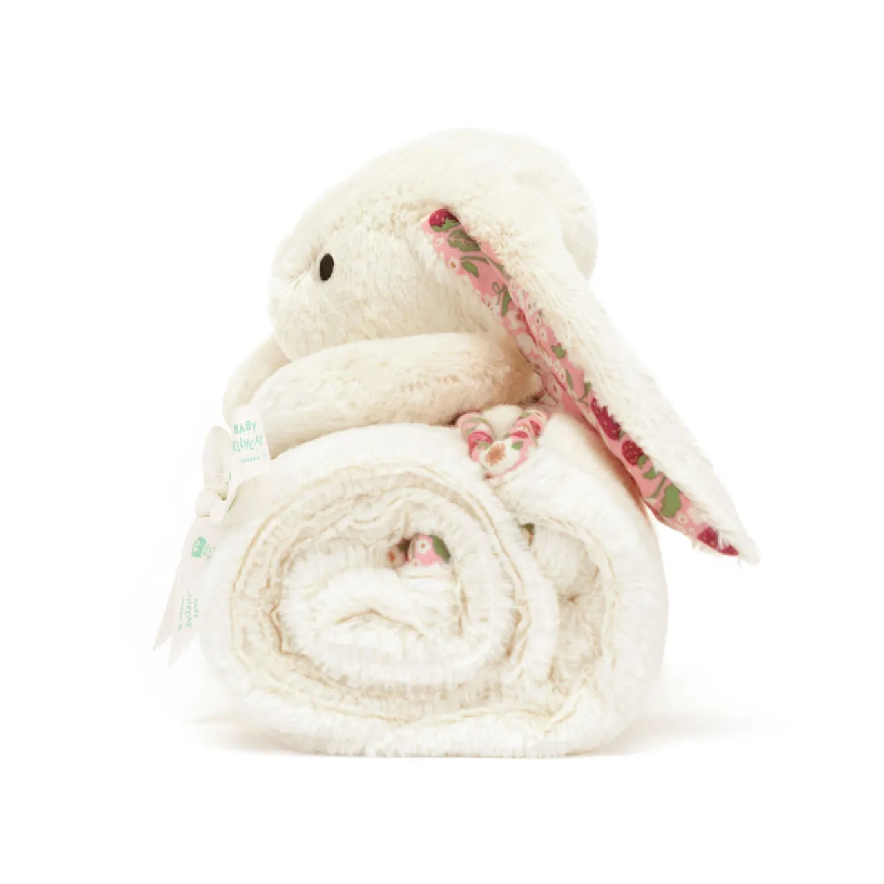 Clearance JELLYCAT Blossom Bunny 'Berry' Blankie 56cm