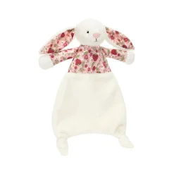New JELLYCAT Blossom Bunny 'Berry' Comforter 29cm