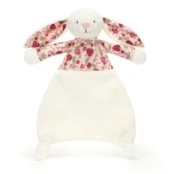 New JELLYCAT Blossom Bunny 'Berry' Comforter 29cm
