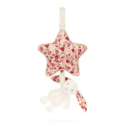 Sale JELLYCAT Blossom Cream Bunny 'Berry' Musical Pull 30cm