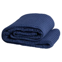 New FOXFORD Blue Honeycomb Throw