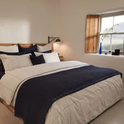 New FOXFORD Blue Honeycomb Throw