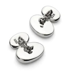 Blue Lapis Oval Cufflinks