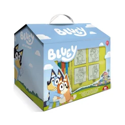 Bluey Tiny House Art Set