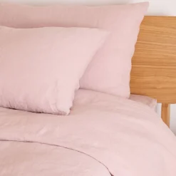 Online FOXFORD Blush Pure Linen Duvet Set