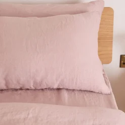 Online FOXFORD Blush Pure Linen Duvet Set