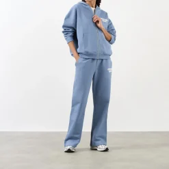 Bold Logo Oversized Zip Hoodie