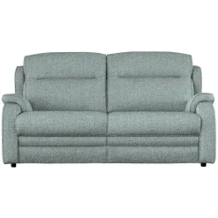 Boston Large Static Two Seater Sofa Edith Aqua