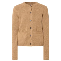 Bouclé Knitted Cardigan