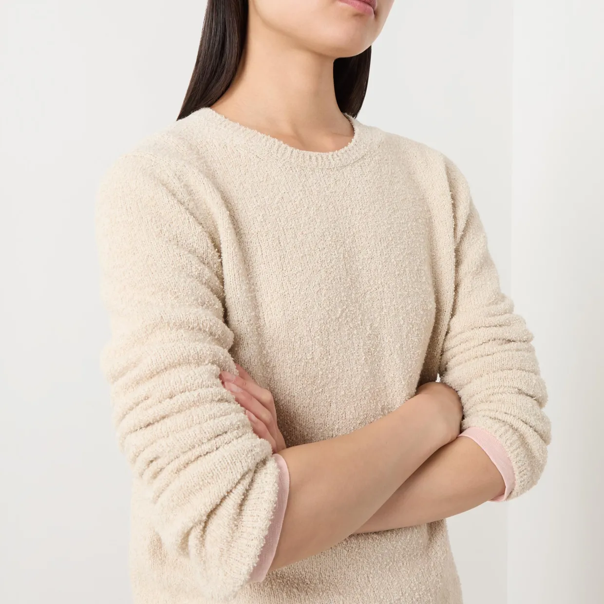 Bouclé Knitted Sweater