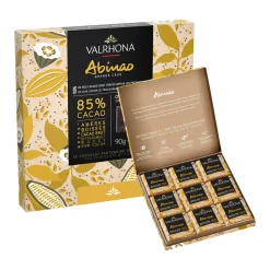 Box 18 Squares Abinao 85% Dark Chocolate 90g