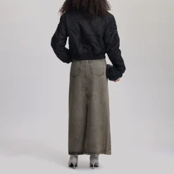 Brenda High-Rise Denim Skirt