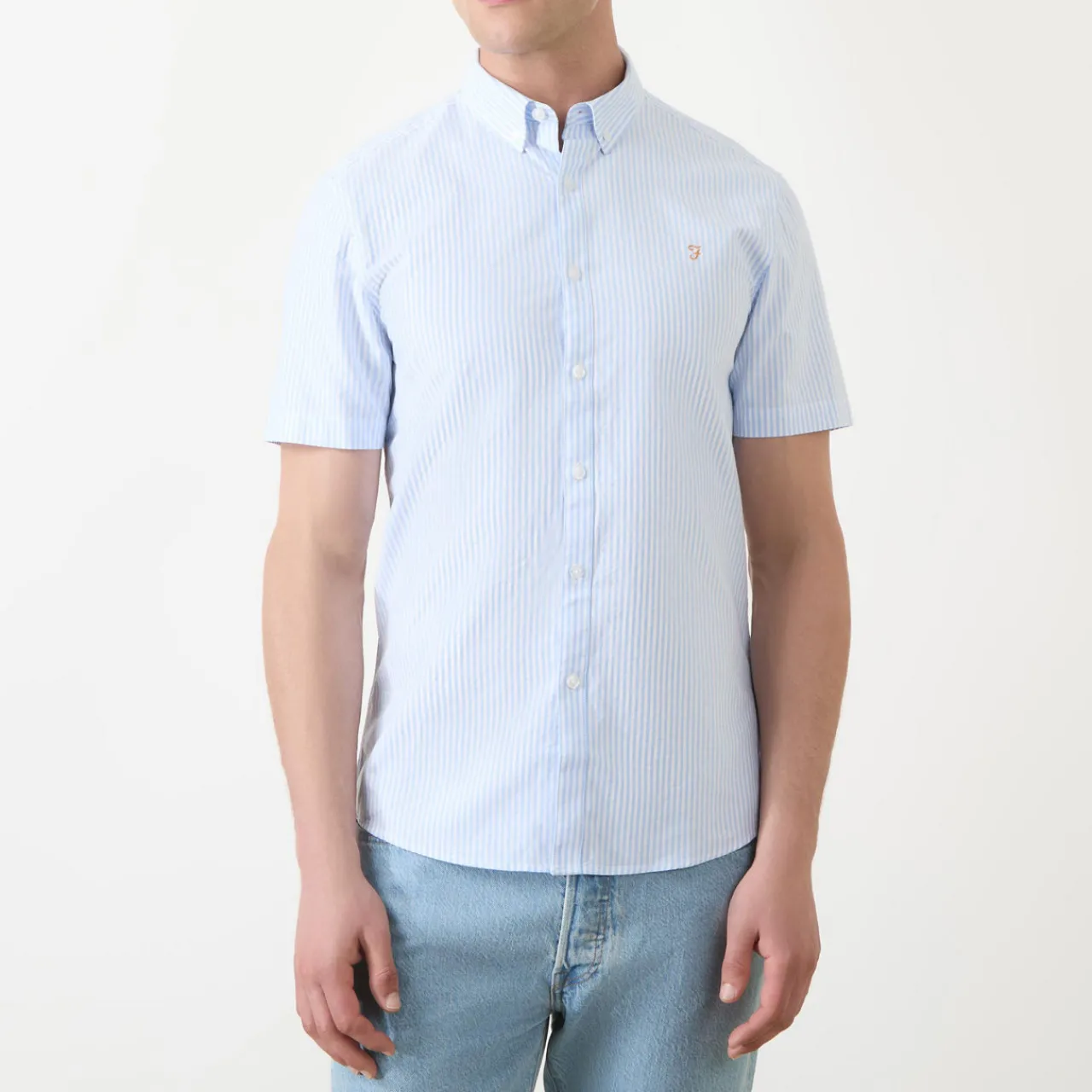 Sale FARAH Brewer Striped Casual Shirt