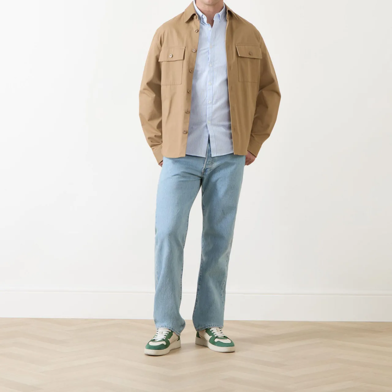 Sale FARAH Brewer Striped Casual Shirt