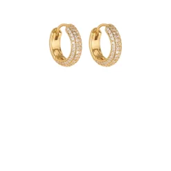 Discount KATE SPADE NEW YORK Brilliant Statement Pavé Mini Huggies