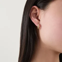 Discount KATE SPADE NEW YORK Brilliant Statement Pavé Mini Huggies